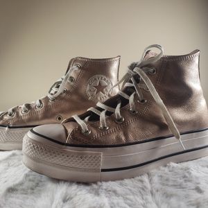Converse Ctas Lift Hi Particle Beige woman 8
